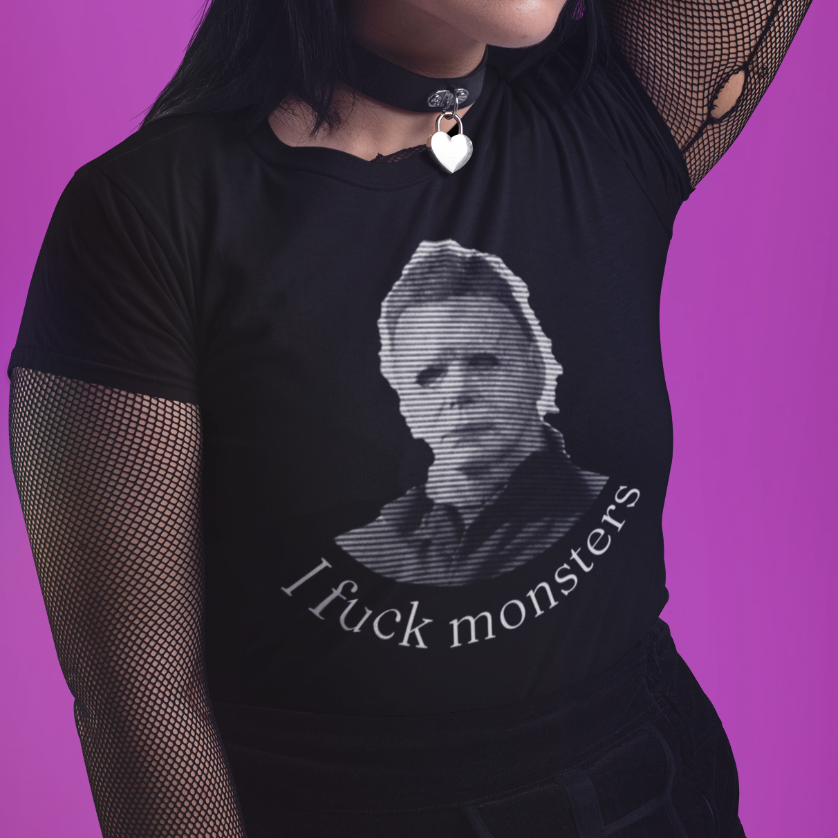 Michael Myers "I fuck monsters" Unisex Heavy Cotton Tee