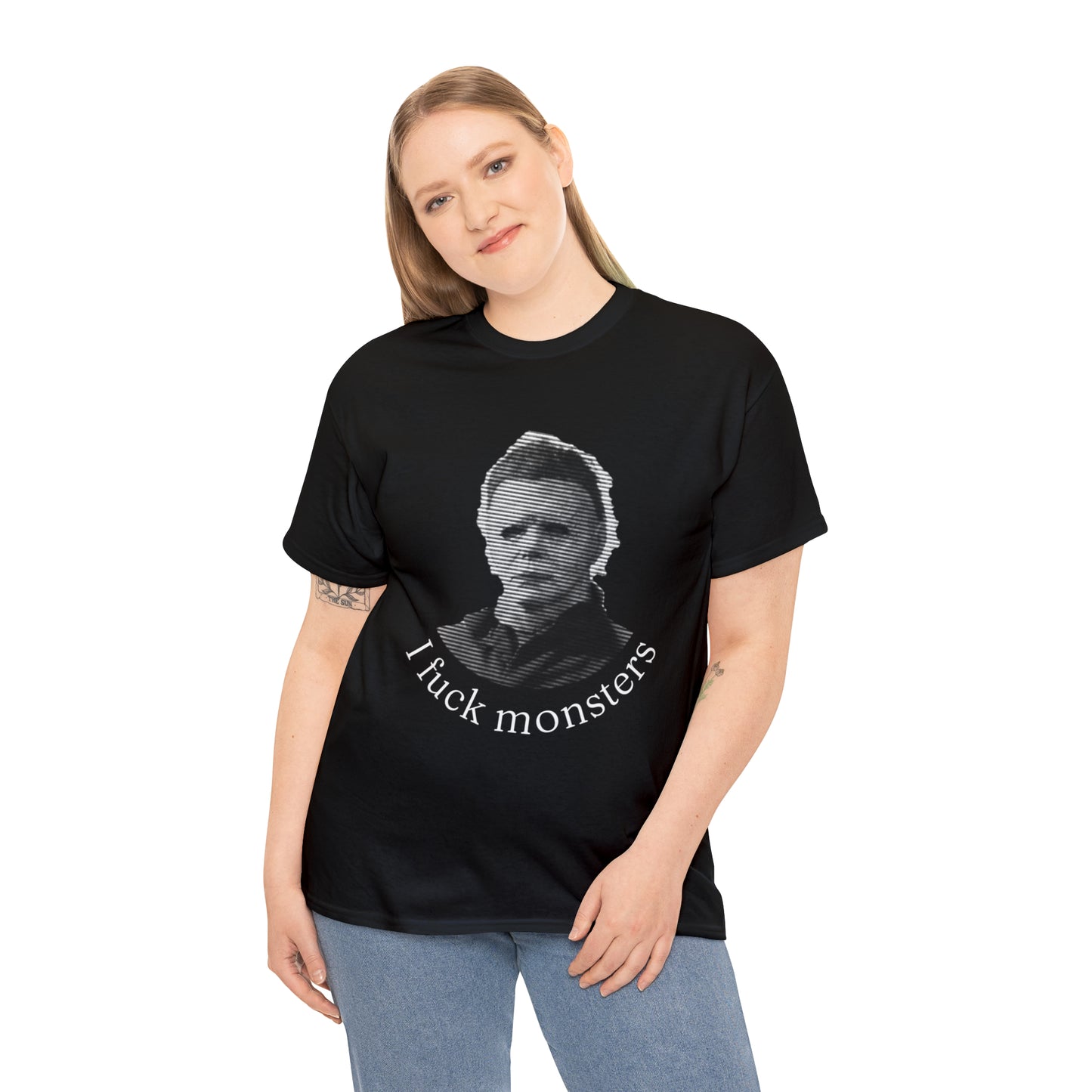 Michael Myers "I fuck monsters" Unisex Heavy Cotton Tee