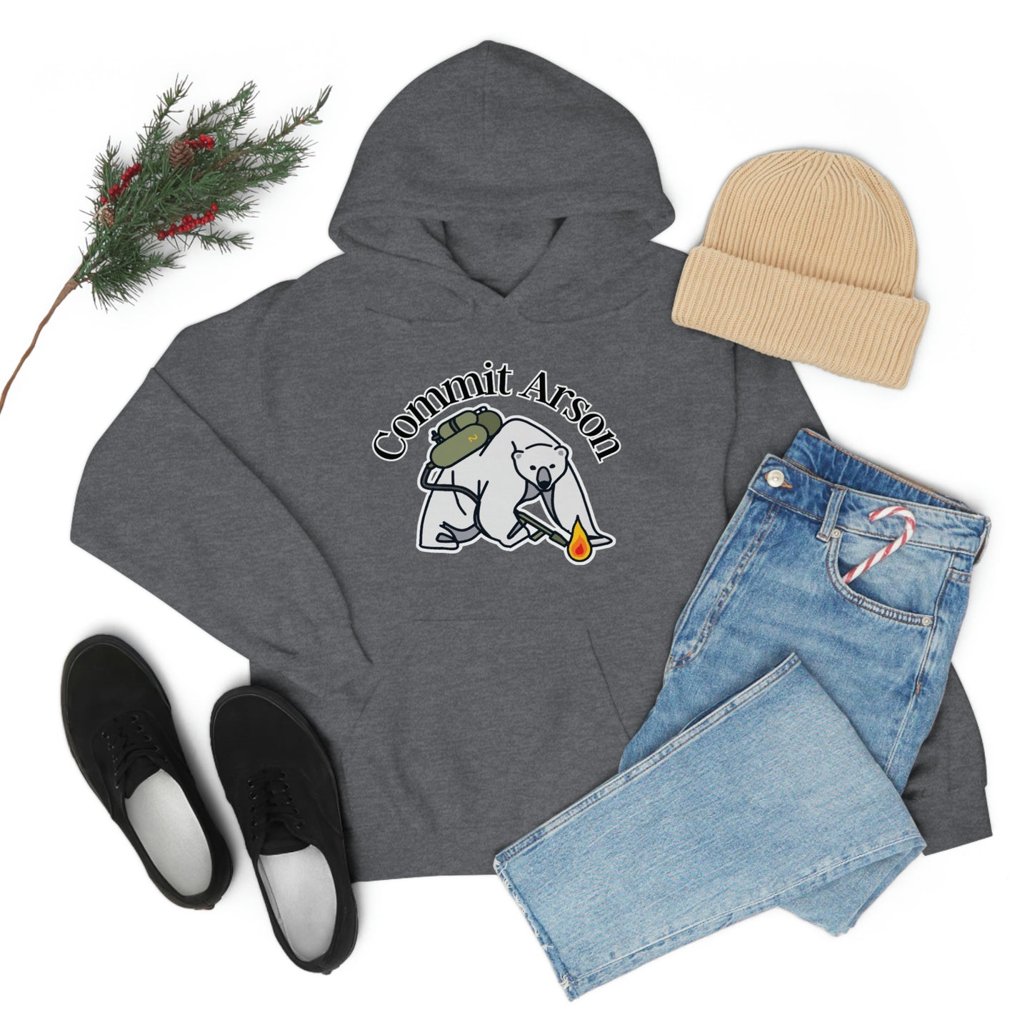 Violent Polar Bear Unisex Hoodie