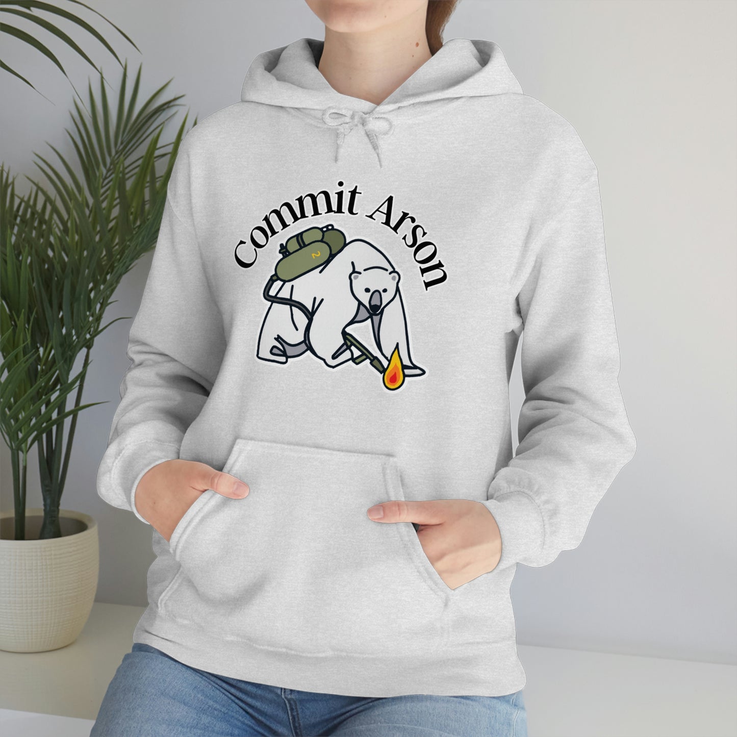 Violent Polar Bear Unisex Hoodie