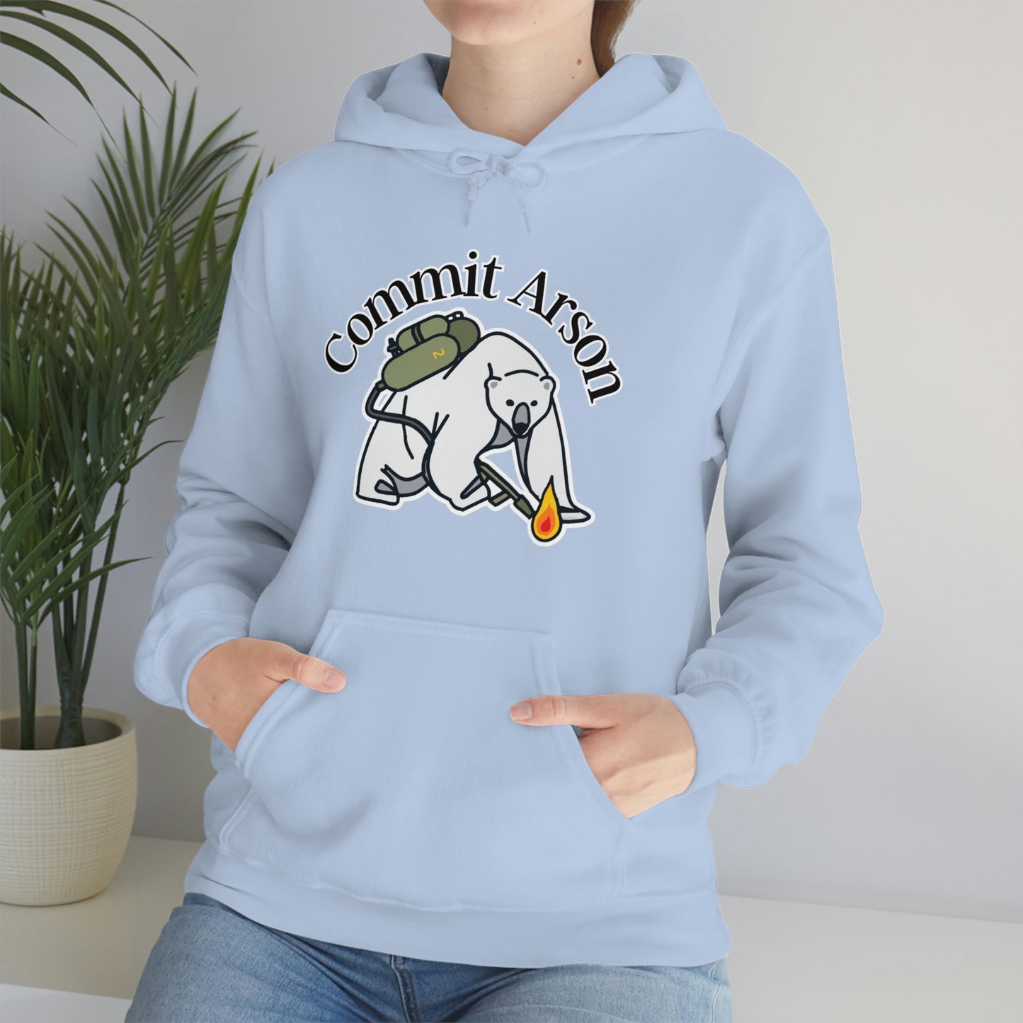 Violent Polar Bear Unisex Hoodie