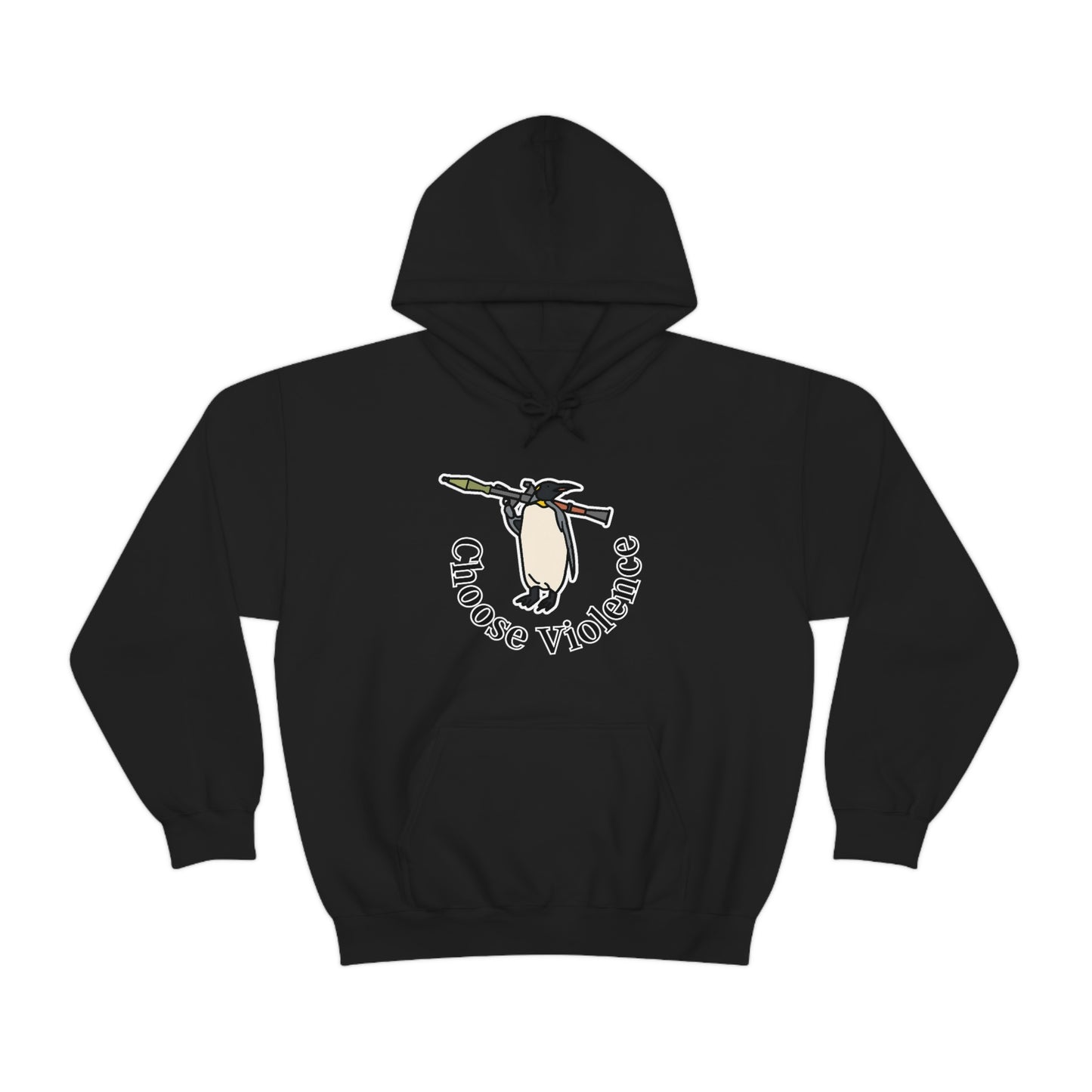 Violent Penguin Unisex Hoodie