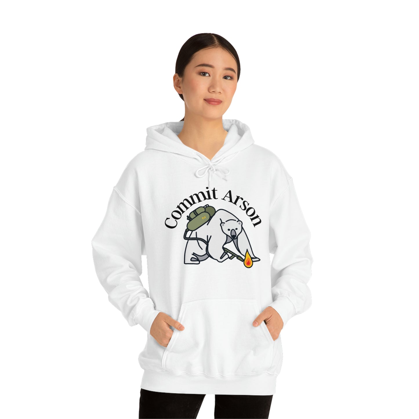 Violent Polar Bear Unisex Hoodie