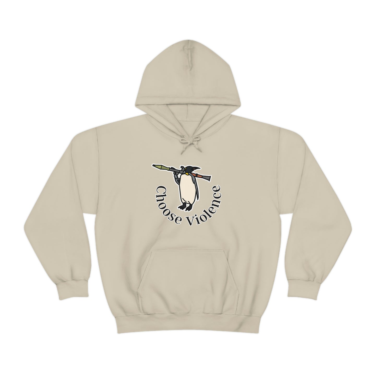 Violent Penguin Unisex Hoodie