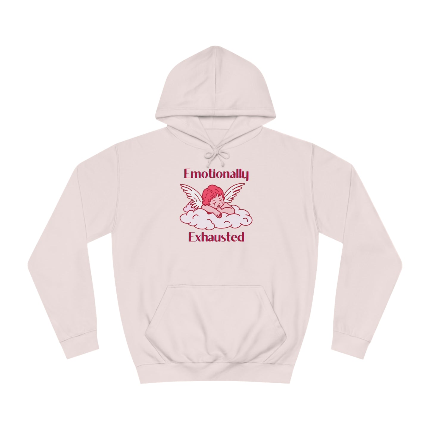 Emotionally Exhausted Cherub Hoodie - Cry Baby Collection