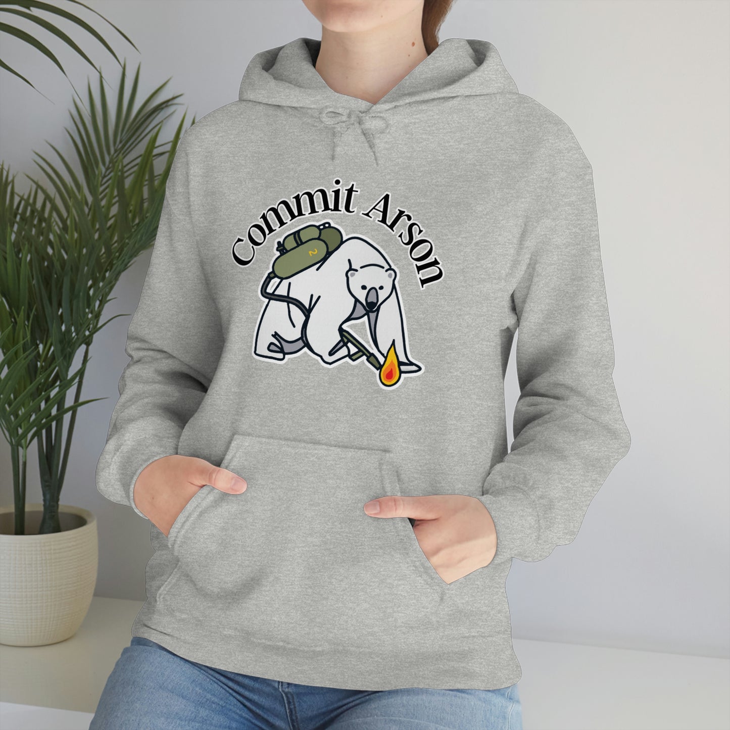 Violent Polar Bear Unisex Hoodie