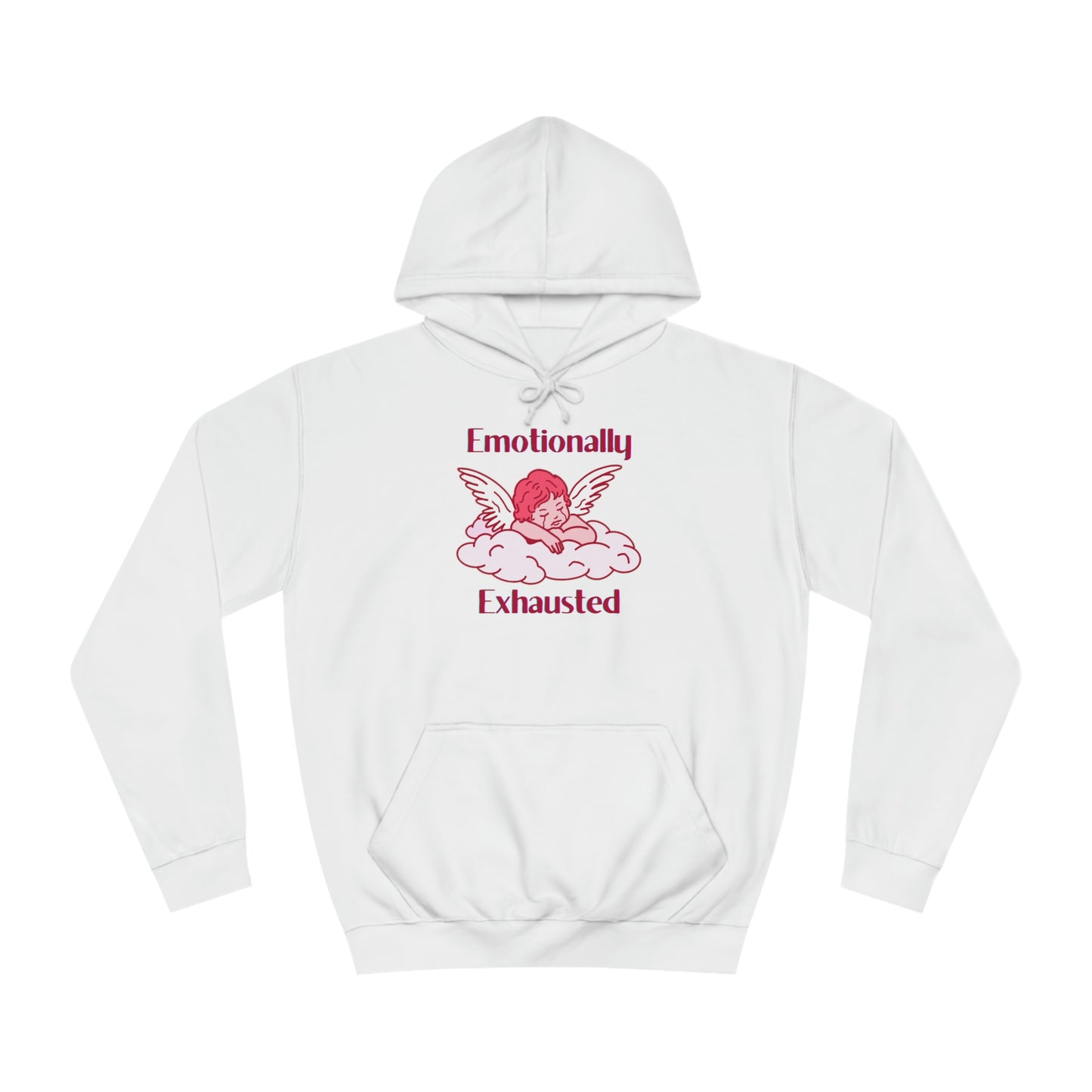 Emotionally Exhausted Cherub Hoodie - Cry Baby Collection