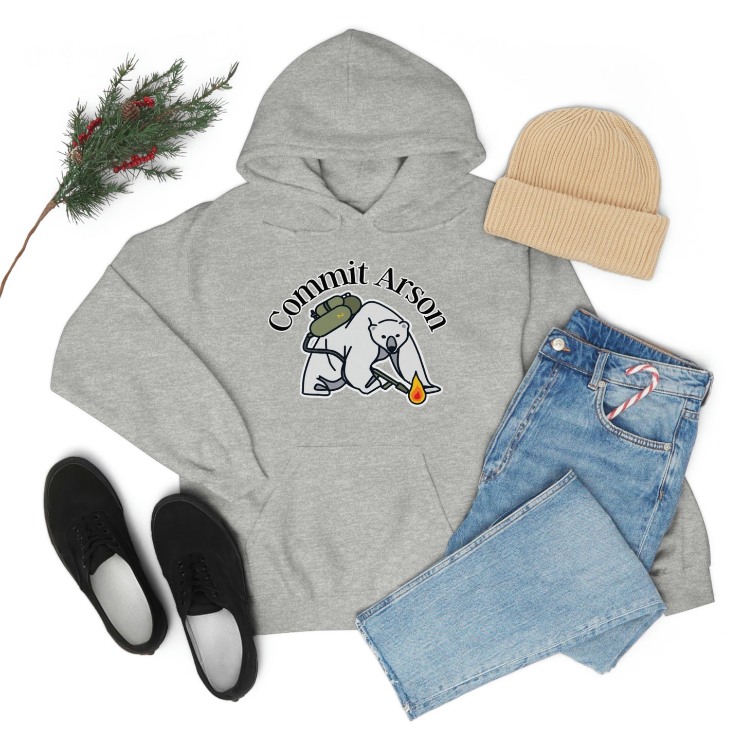 Violent Polar Bear Unisex Hoodie