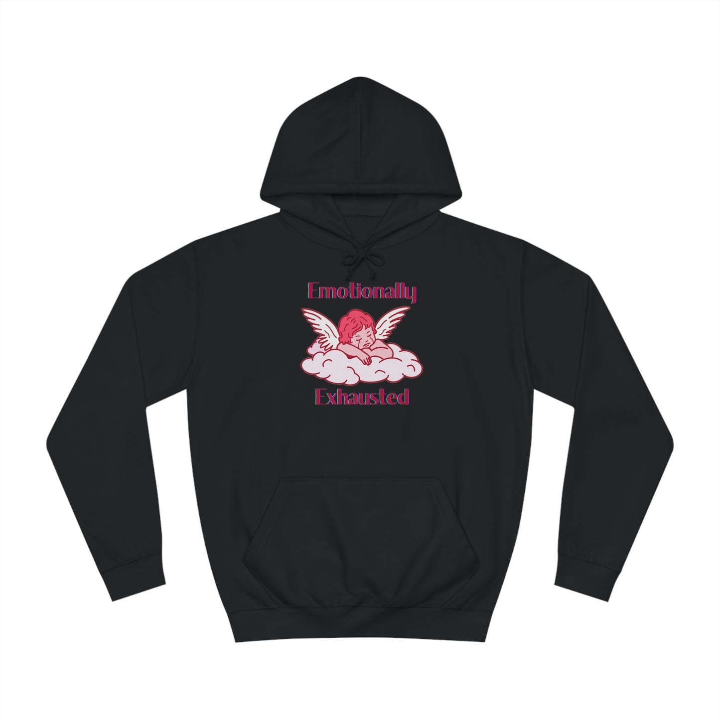 Emotionally Exhausted Cherub Hoodie - Cry Baby Collection