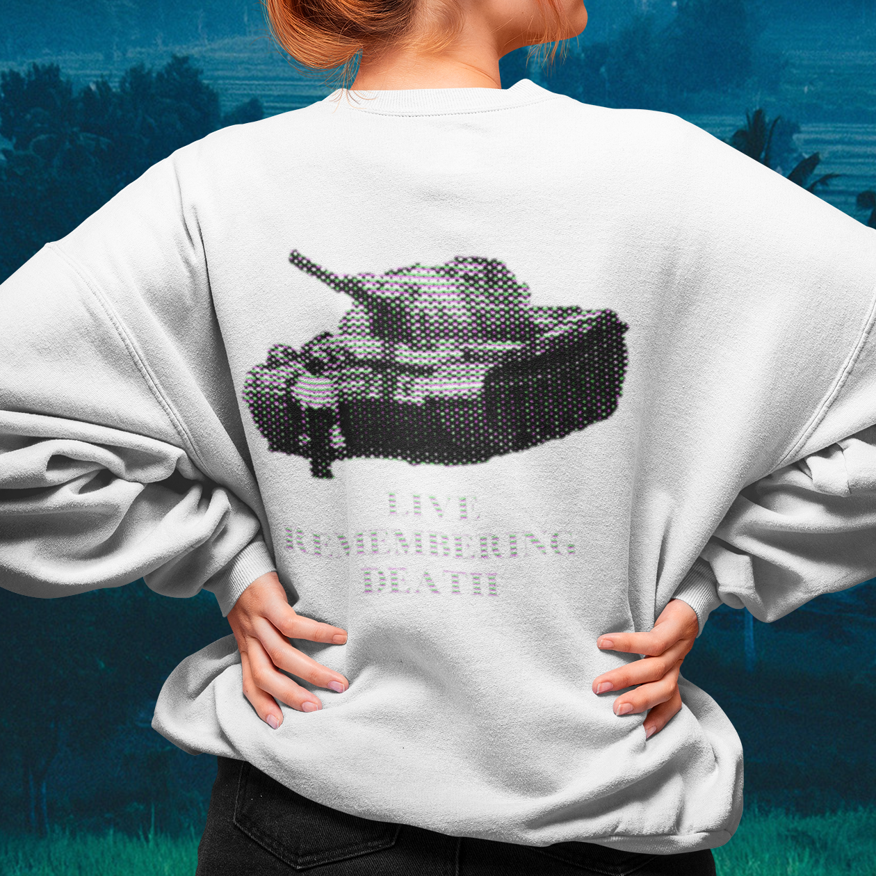 'Tank Man' Vive Memor Leti Unisex Sweatshirt