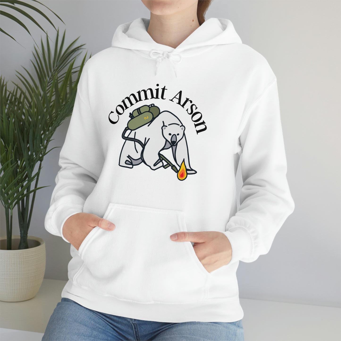 Violent Polar Bear Unisex Hoodie