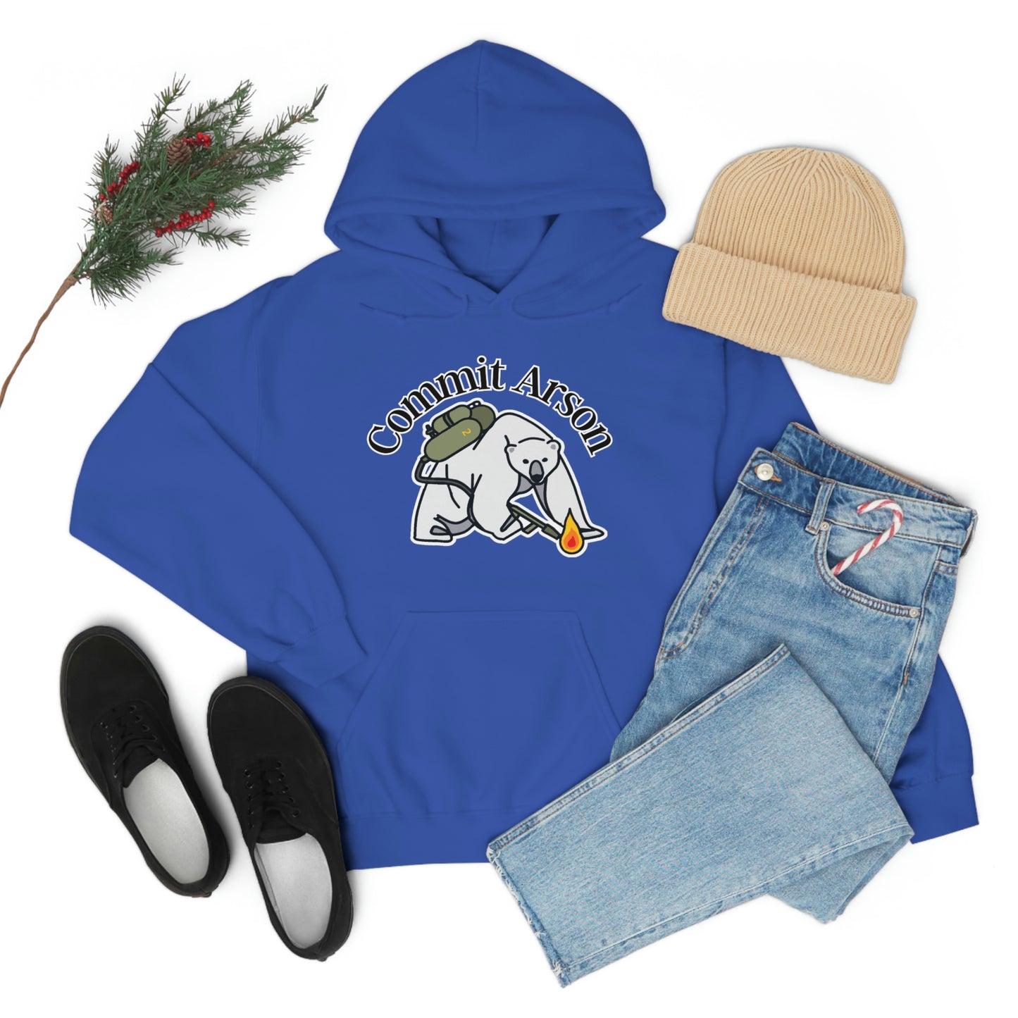 Violent Polar Bear Unisex Hoodie