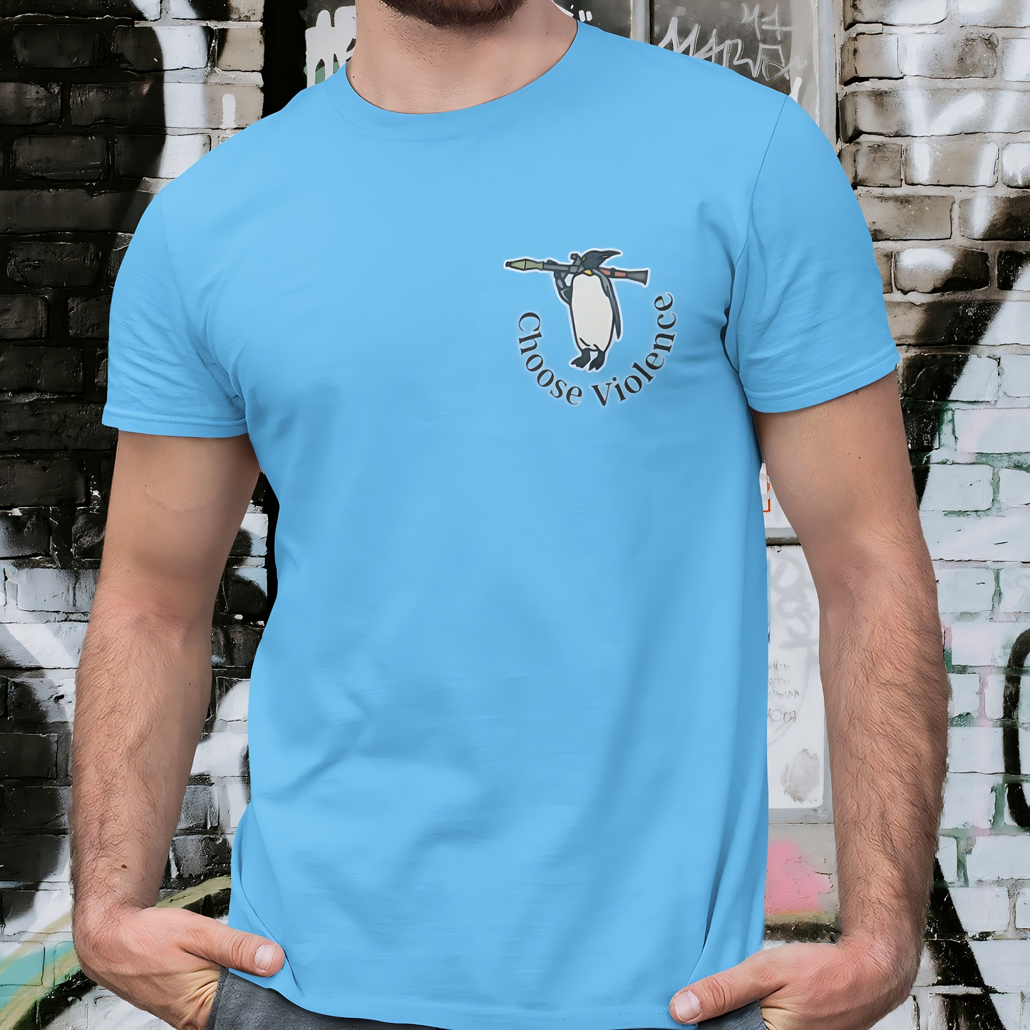 Violent Penguin Unisex T-shirt